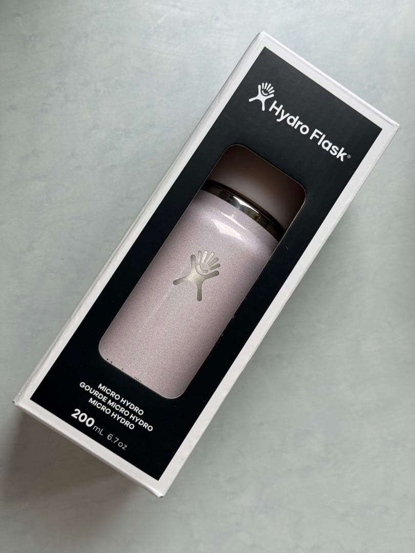 限定完売品　新品Hydro Flask 200ml glimmer pink