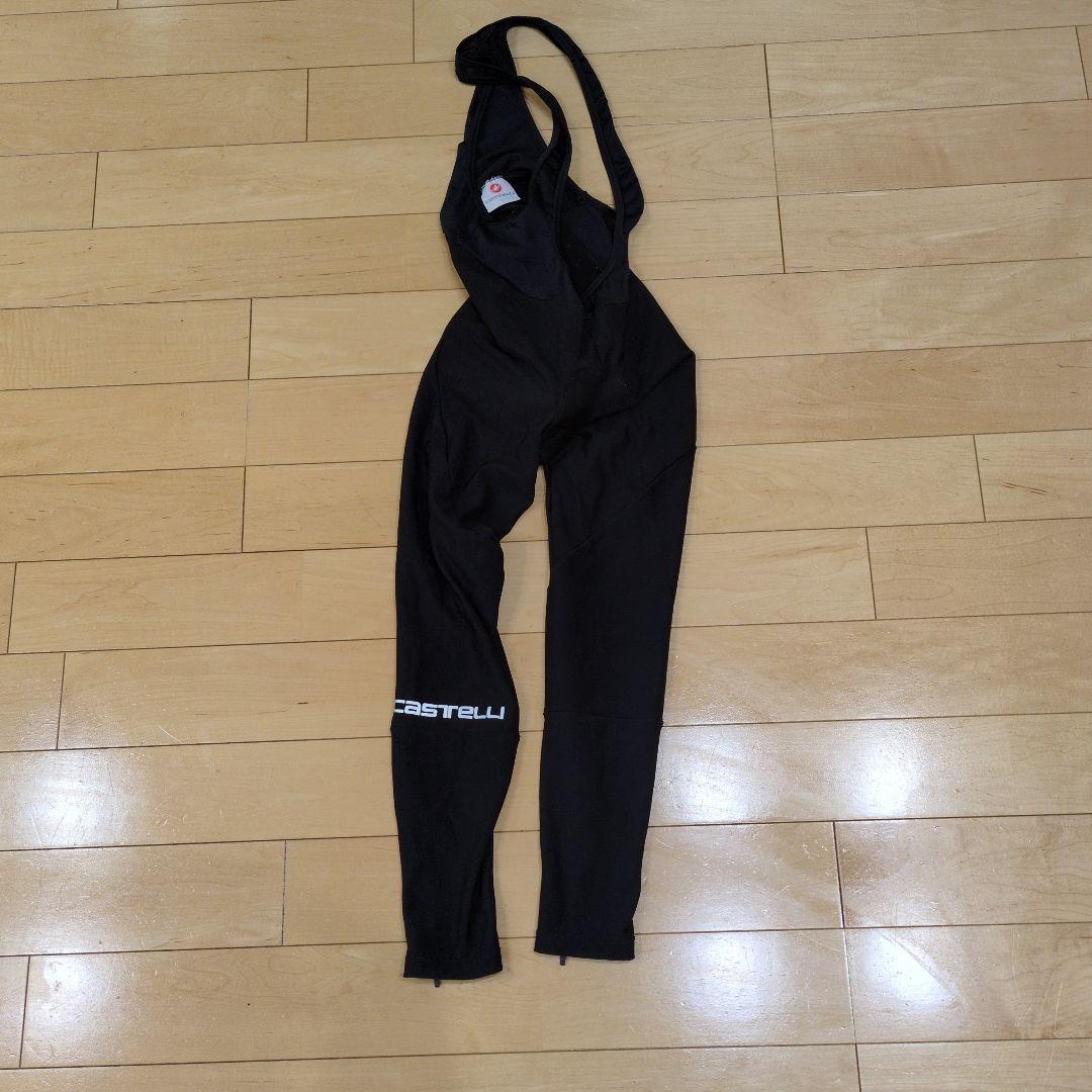 【Castelli】ENTRATA ビブタイツ L 冬用 裏起毛 6–14℃