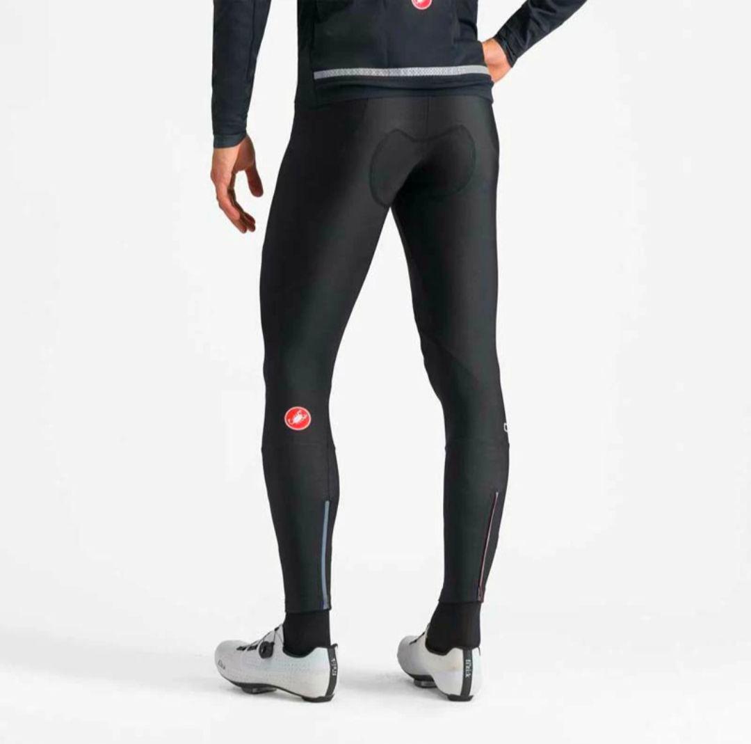 【Castelli】ENTRATA ビブタイツ L 冬用 裏起毛 6–14℃