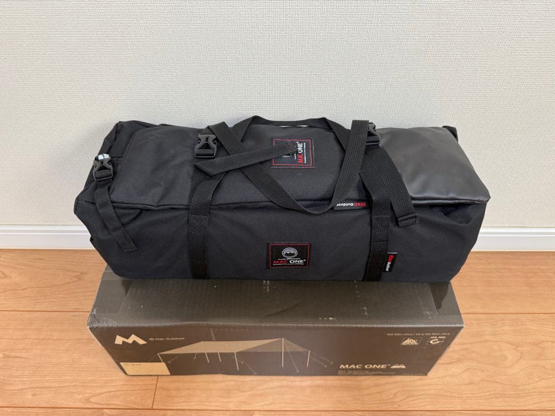 【新品未使用 希少】 MAC ONE Recta tarp L BLACK