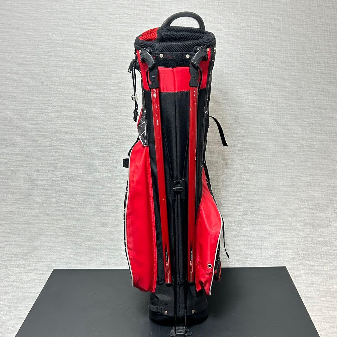 OGIO スタンド キャディバッグ 8分割 ブラック×レッド