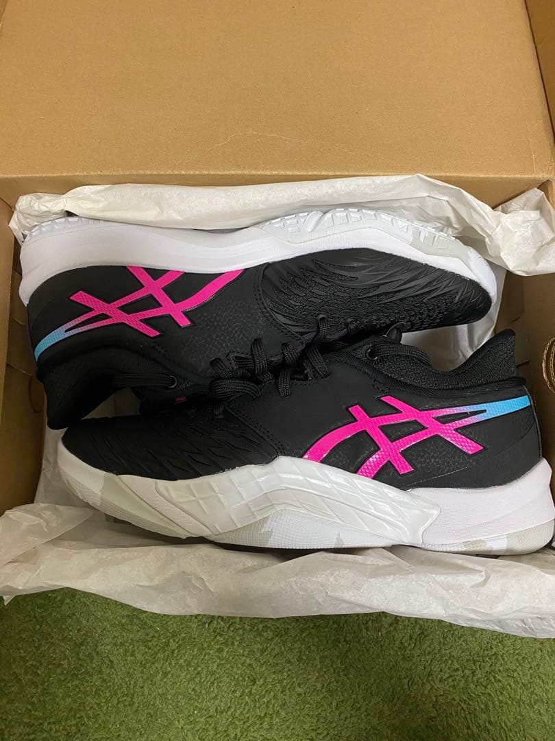 ASICS UNPRE ARS LOW ブラック/ピンクグロー 26.5cm