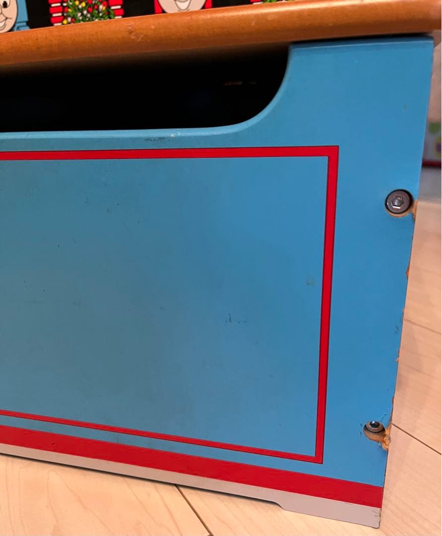 トーマス 木製 おもちゃ箱 ベンチ