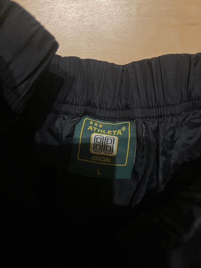 アスレタ　ATHLETA ピステ　セットアップ　ブラック　L