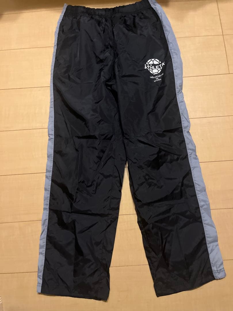 アスレタ　ATHLETA ピステ　セットアップ　ブラック　L
