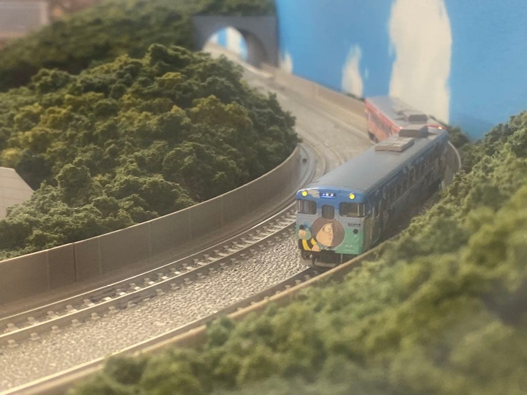 【美品】TOMIX キハ40 - 2000形 鬼太郎列車・ねこ娘列車