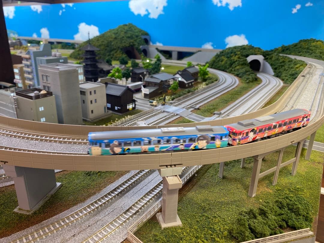 【美品】TOMIX キハ40 - 2000形 鬼太郎列車・ねこ娘列車
