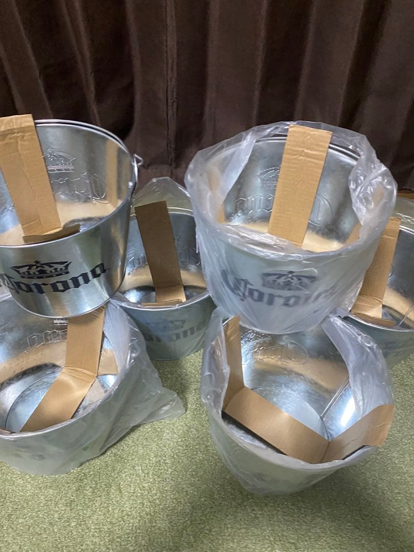 CORONAビール　バケツ　7個セット売り