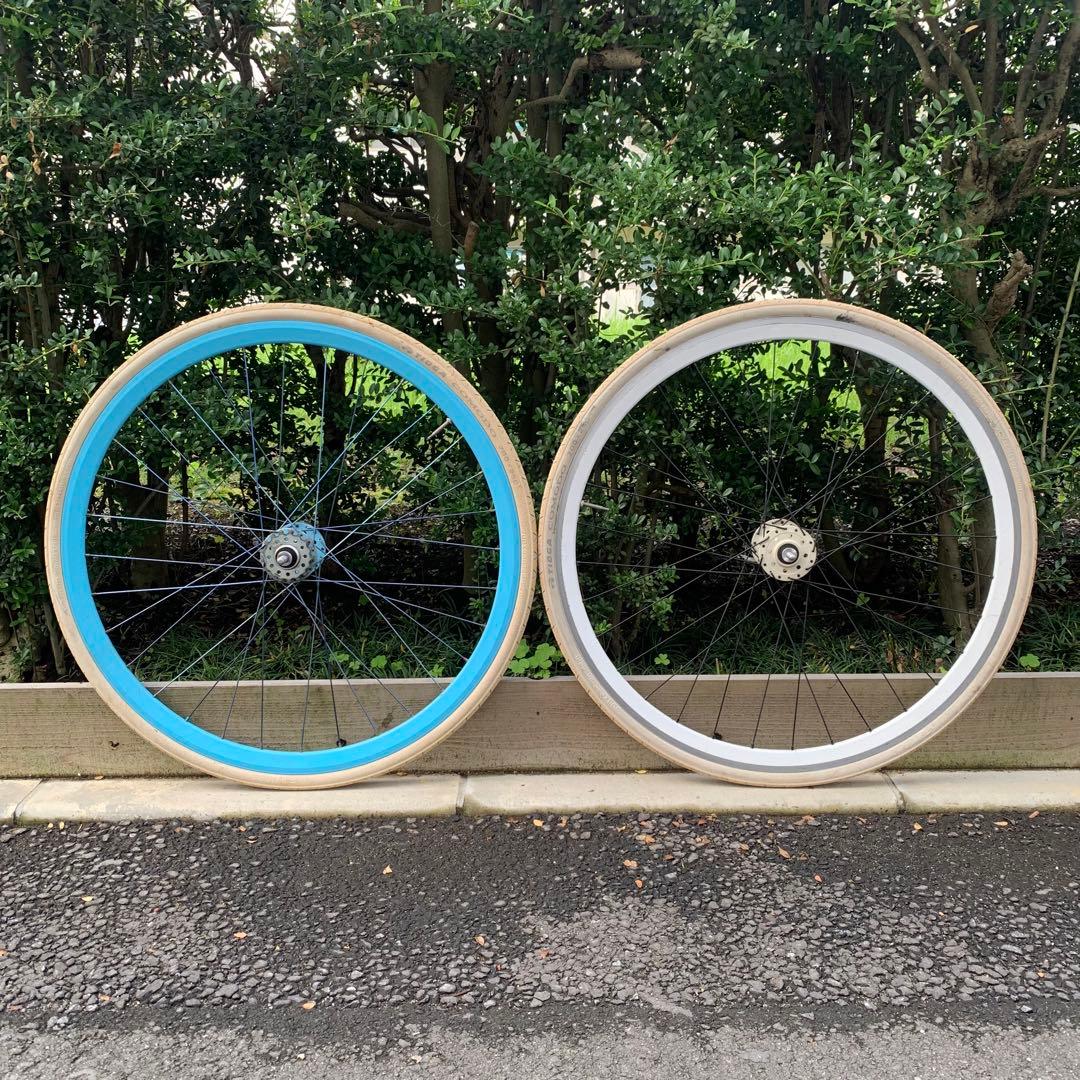 【発送可】SCHWINN ピストバイク フレーム&ホイールセット 現状品