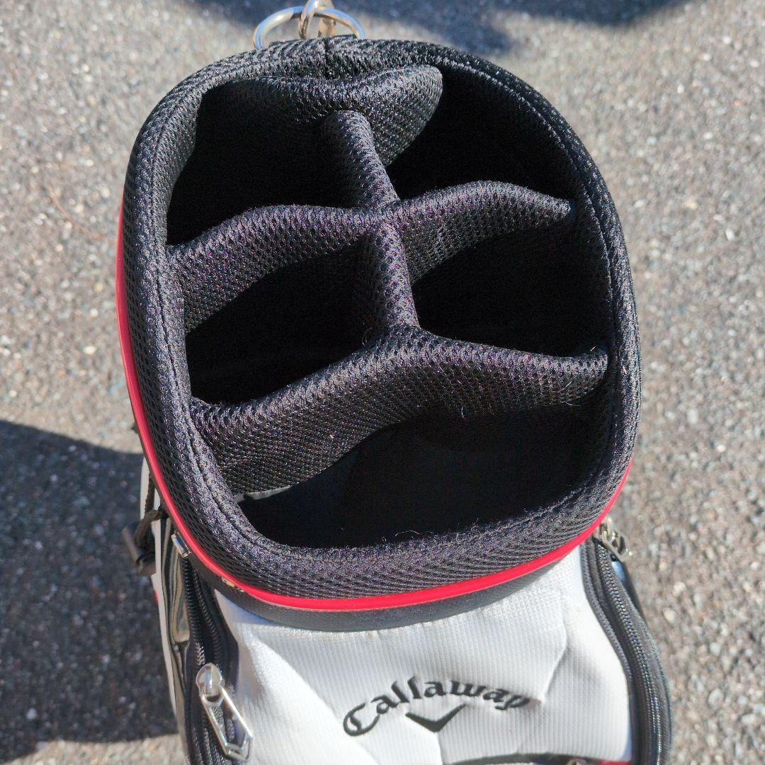 Callaway キャディバッグ ホワイト/レッド