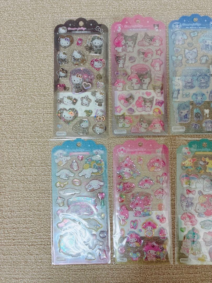 新品未開封サンリオ♡ドロップジェリーシール　10枚セット
