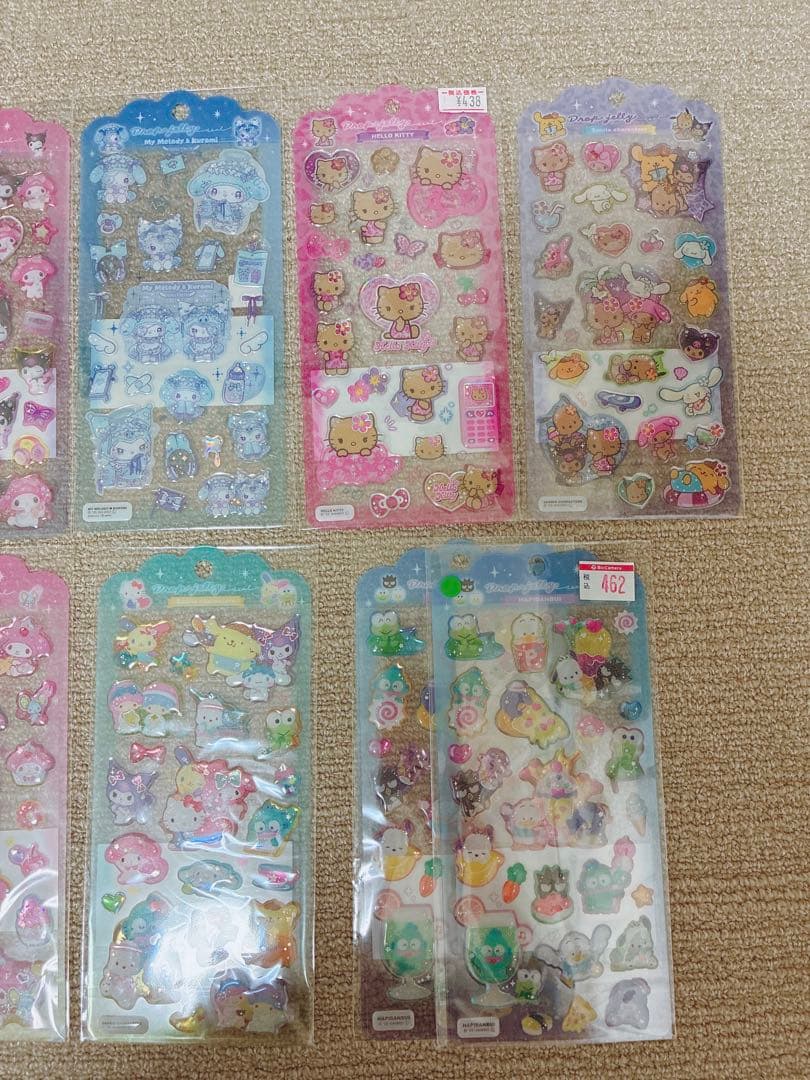 新品未開封サンリオ♡ドロップジェリーシール　10枚セット