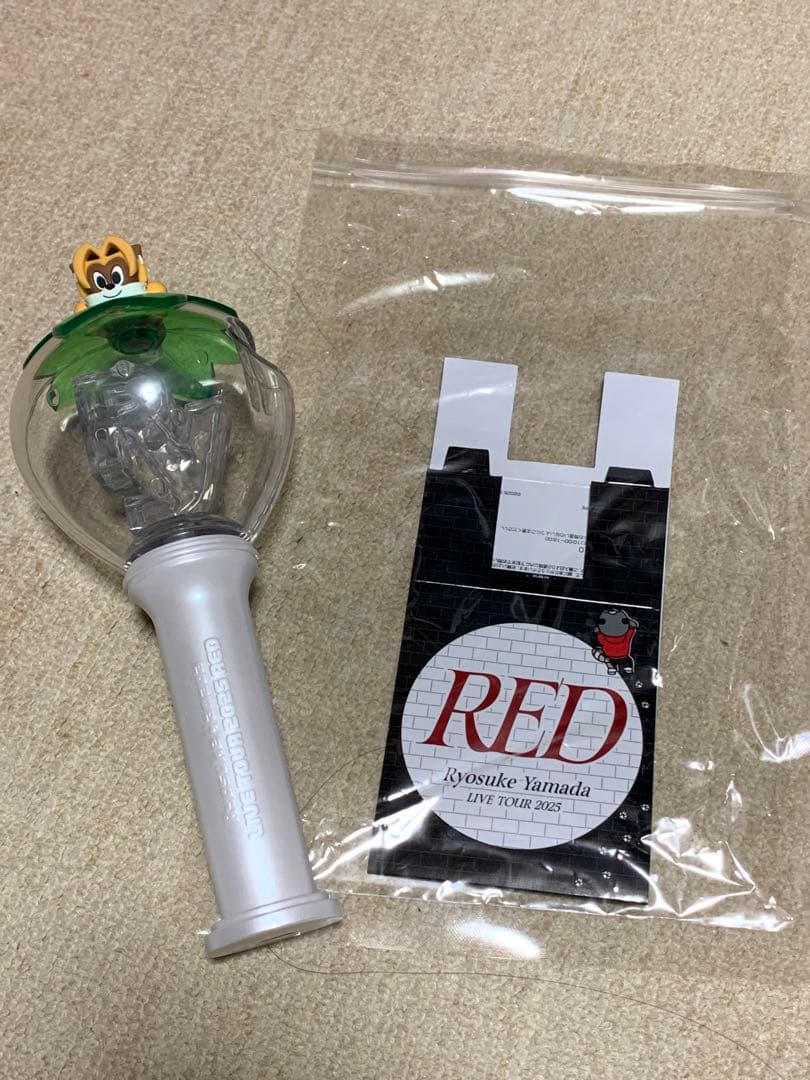 山田涼介 RED ペンライト Tシャツ タオル