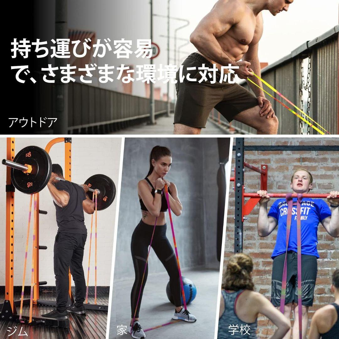 ●トレーニング用 抵抗バンド セット レジスタンスバンド 筋トレ 収納袋付き