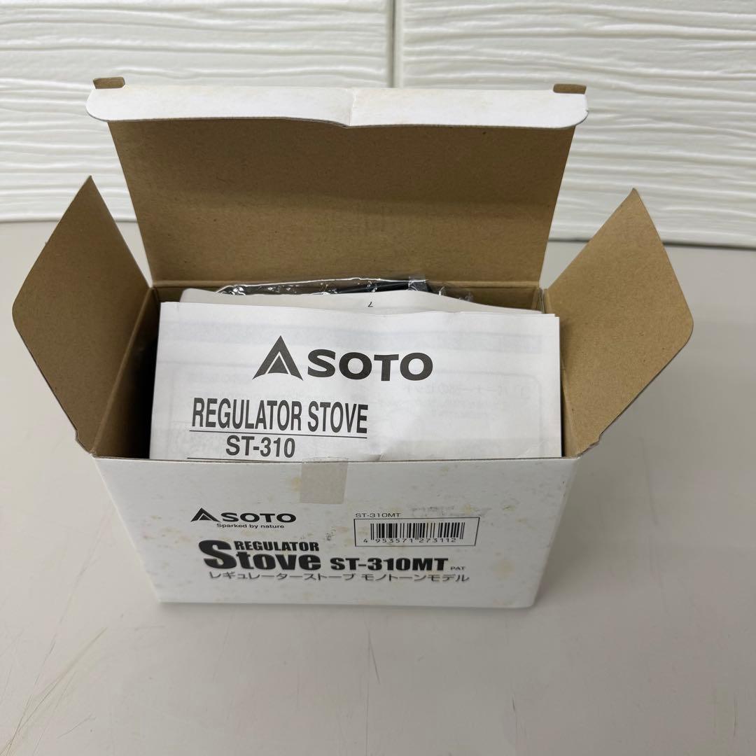 未使用品　SOTOソト　レギュレーターストーブ ST-310 モノトーン
