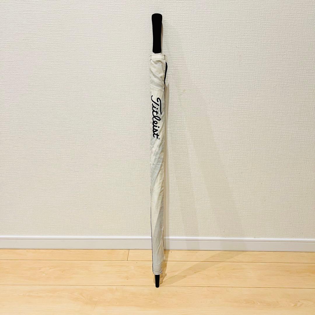 タイトリスト 傘 ゴルフ用 ブラック/ホワイト Titleistロゴ入り