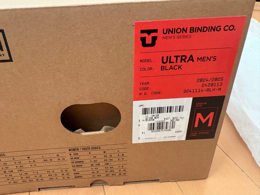 UNION ULTRA ユニオン　ウルトラ　24-25 ビンディング