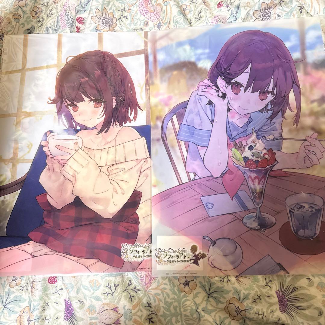ソフィーのアトリエ10周年記念オンラインくじ リディー＆スール　アクリルプレート