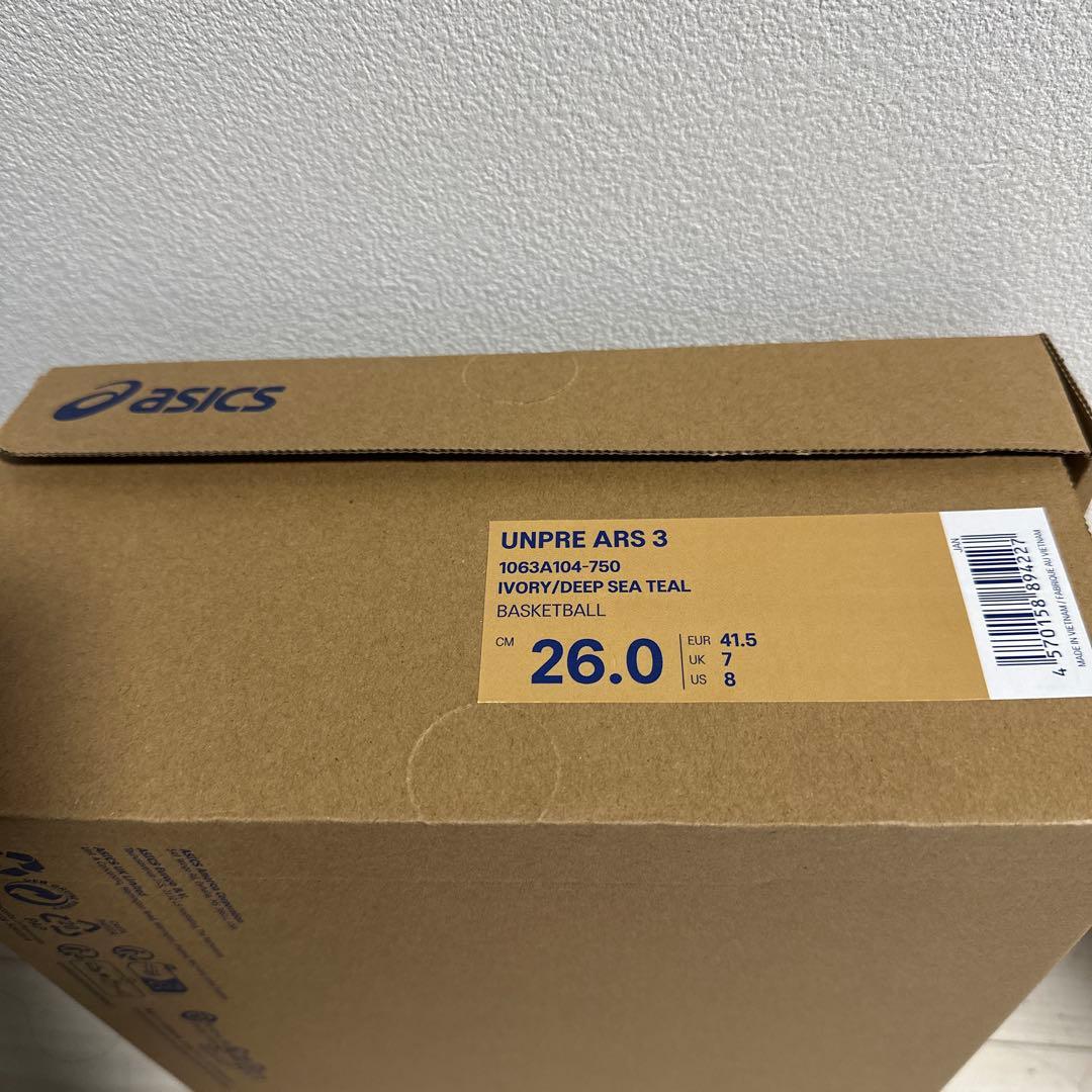 asics UNPRE ARS 3 アンプレアルス3 バスケットボールシューズ