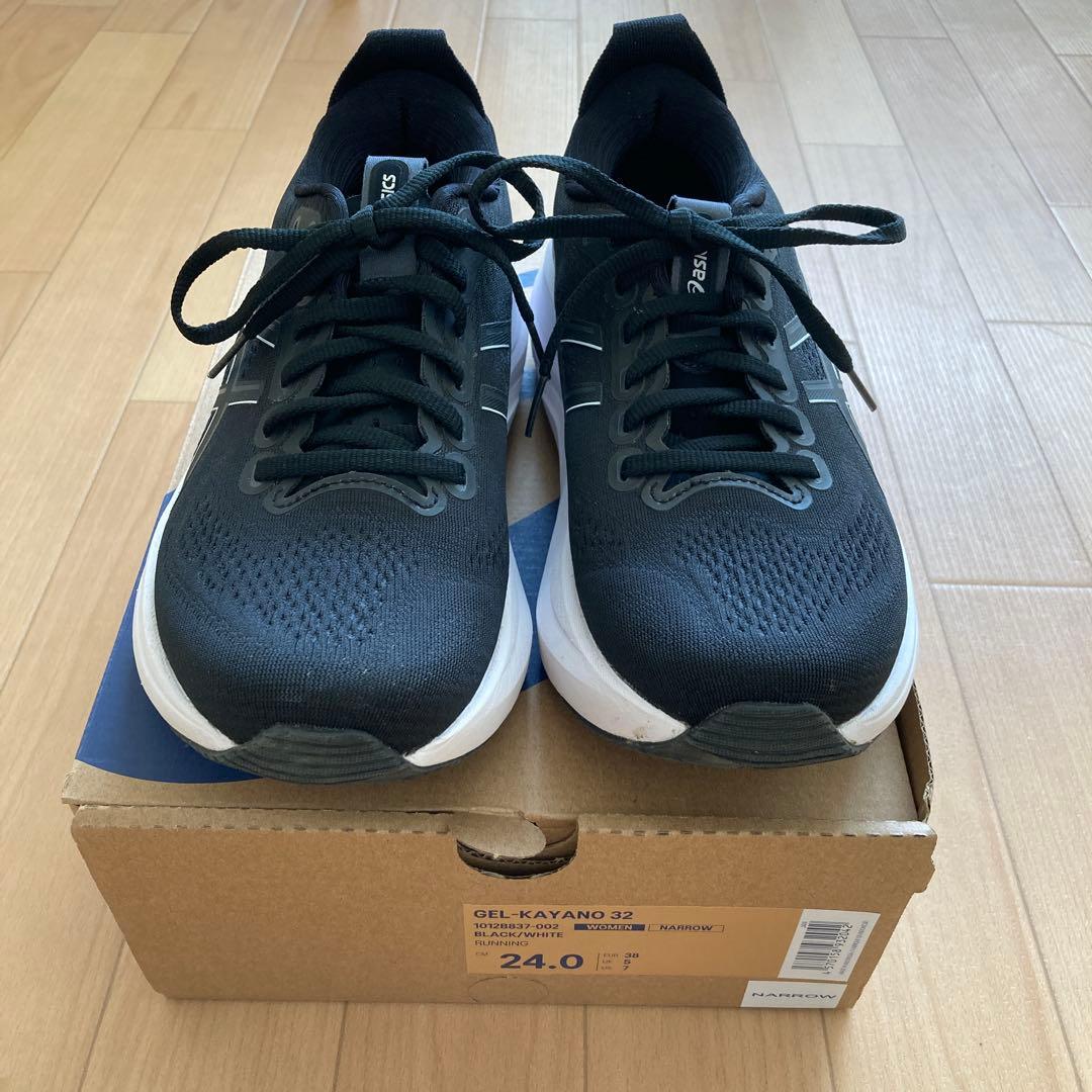 アシックス GEL-KAYANO 32 NARROW 24cm レディース