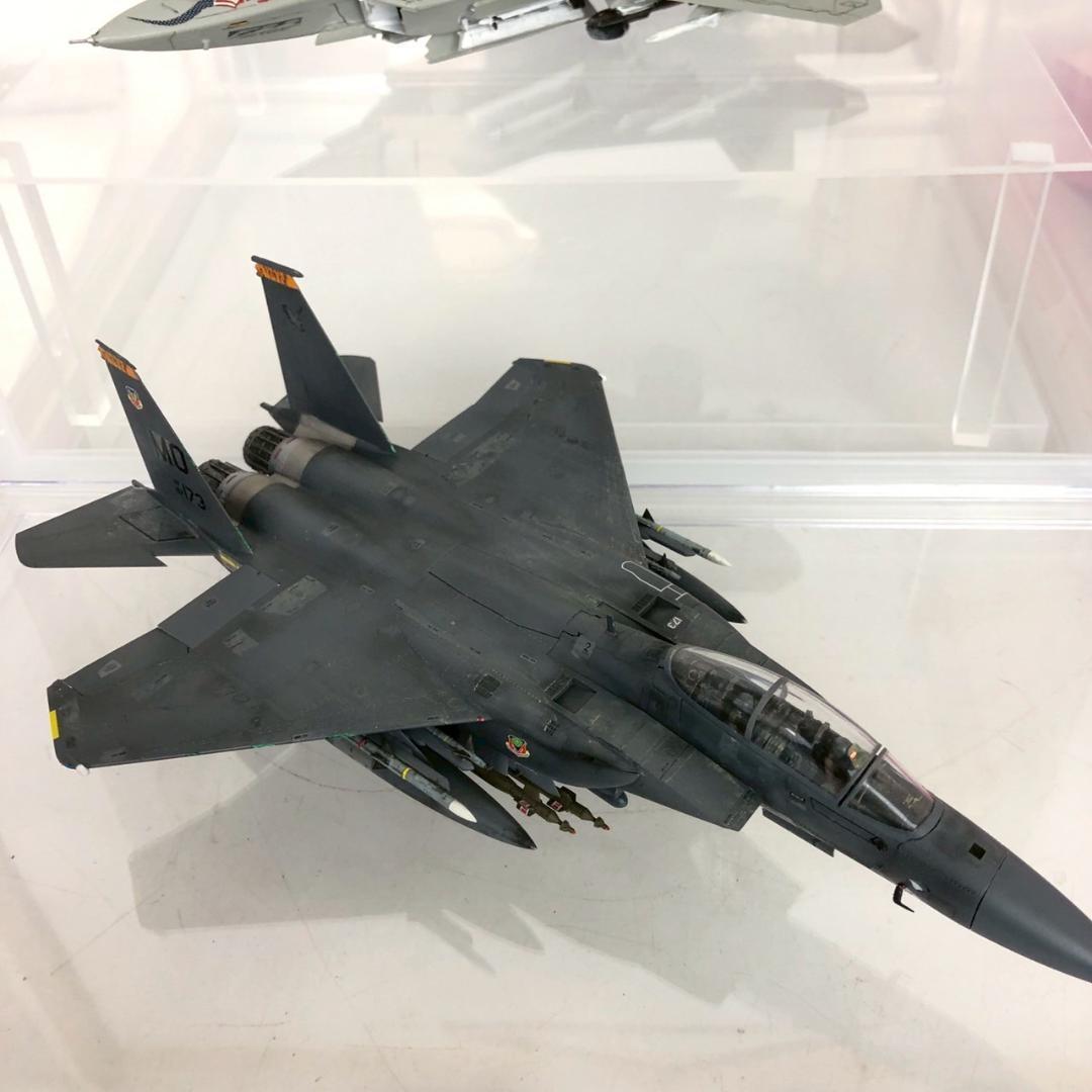 戦闘機 模型 1/72 F-22 ラプター F-15 ストライクイーグル 完成品