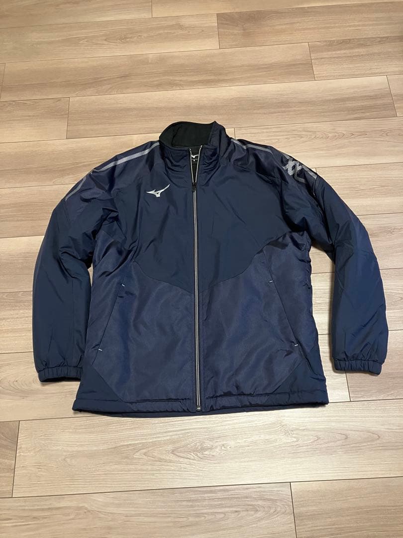 Mizuno ブレスサーモ　ネイビー ジャケット・パンツセット Sサイズ