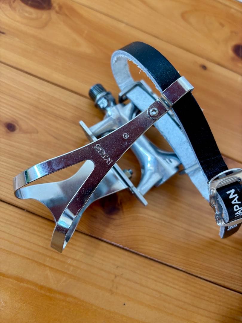 MKS NJSペダル トゥークリップセット　ピスト