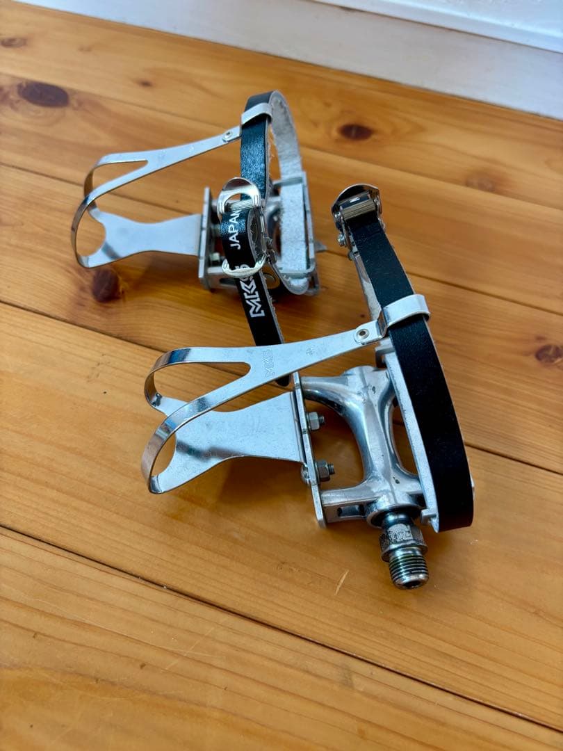 MKS NJSペダル トゥークリップセット　ピスト