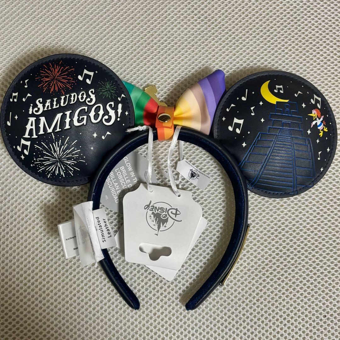WDW EPCOT メキシコ　カチューシャ　ドナルド　ホセ　パンチート 3騎士