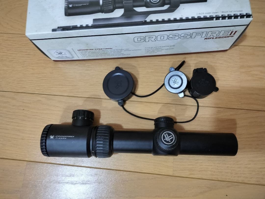 ライフルスコープ VORTEX CROSSFIRE Ⅱ 1-4x24 イルミ付き