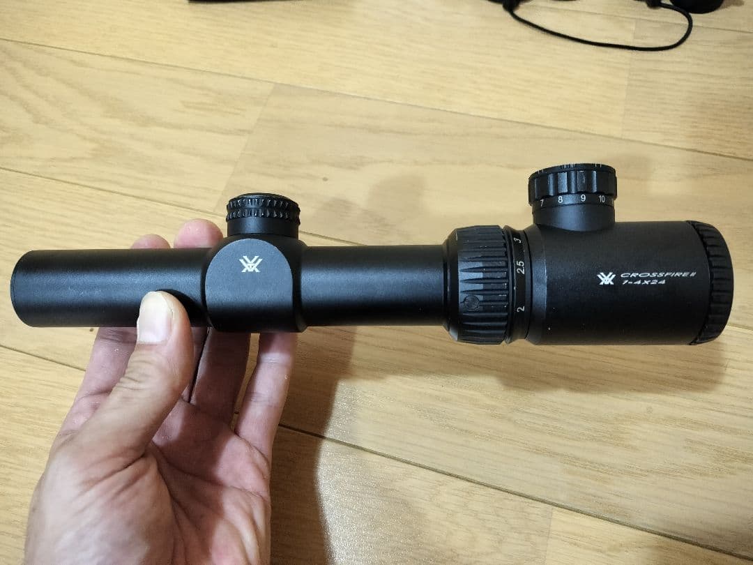 ライフルスコープ VORTEX CROSSFIRE Ⅱ 1-4x24 イルミ付き