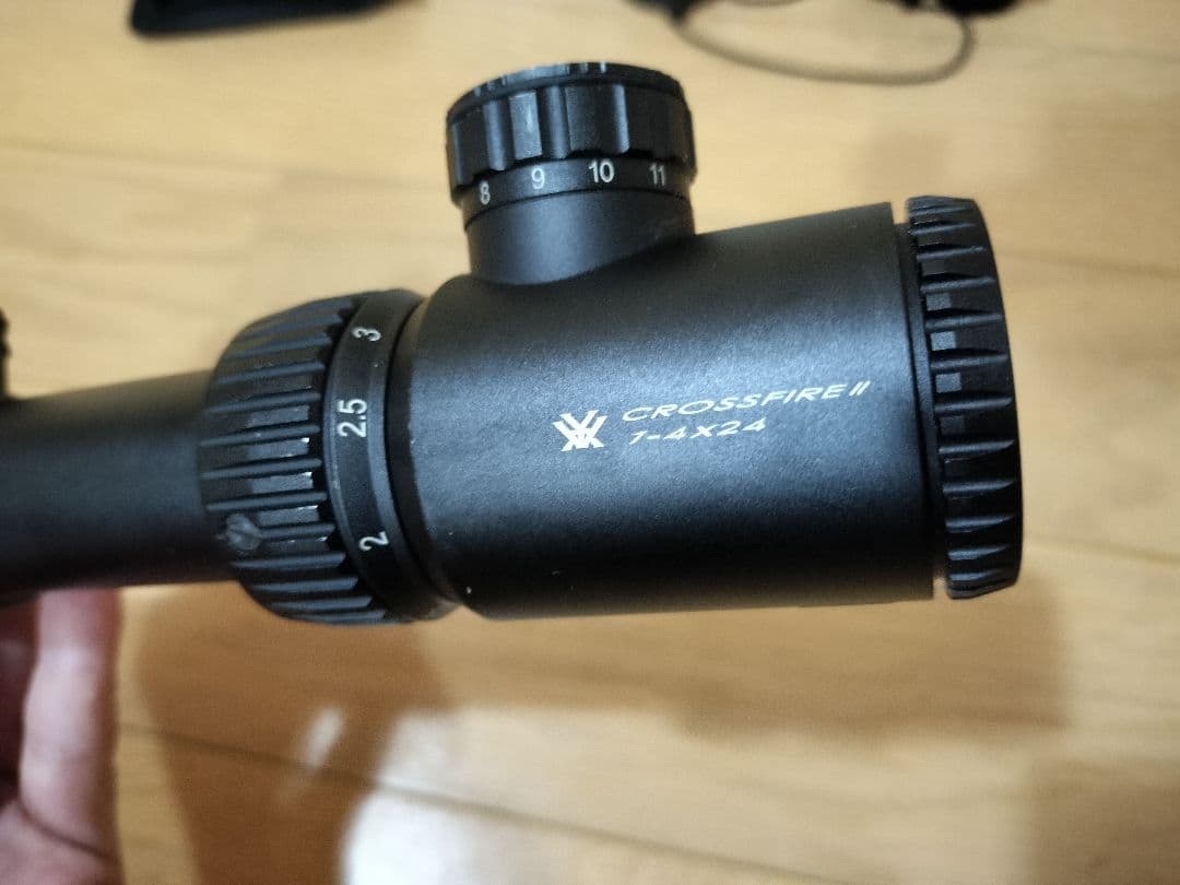 ライフルスコープ VORTEX CROSSFIRE Ⅱ 1-4x24 イルミ付き