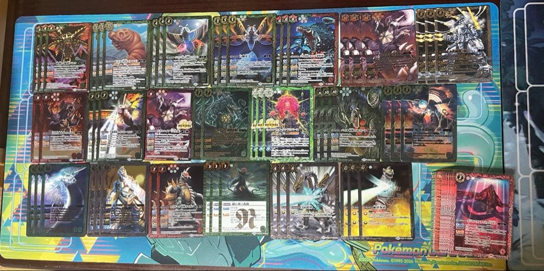 引退品 バトスピ ゴジラ 東宝怪獣コラボ デッキ 高レア多数