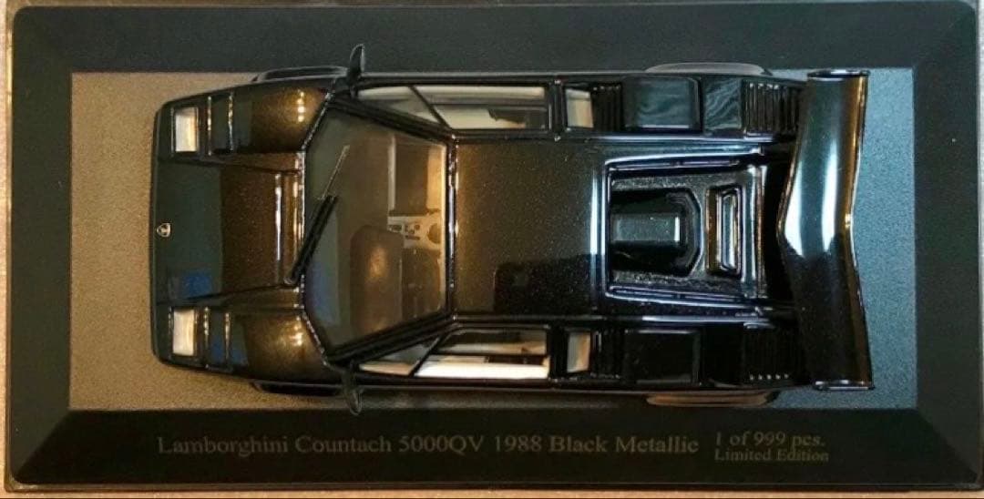 ジール特注1/43 カウンタック5000QV ブラックメタリック【絶版 極美品】