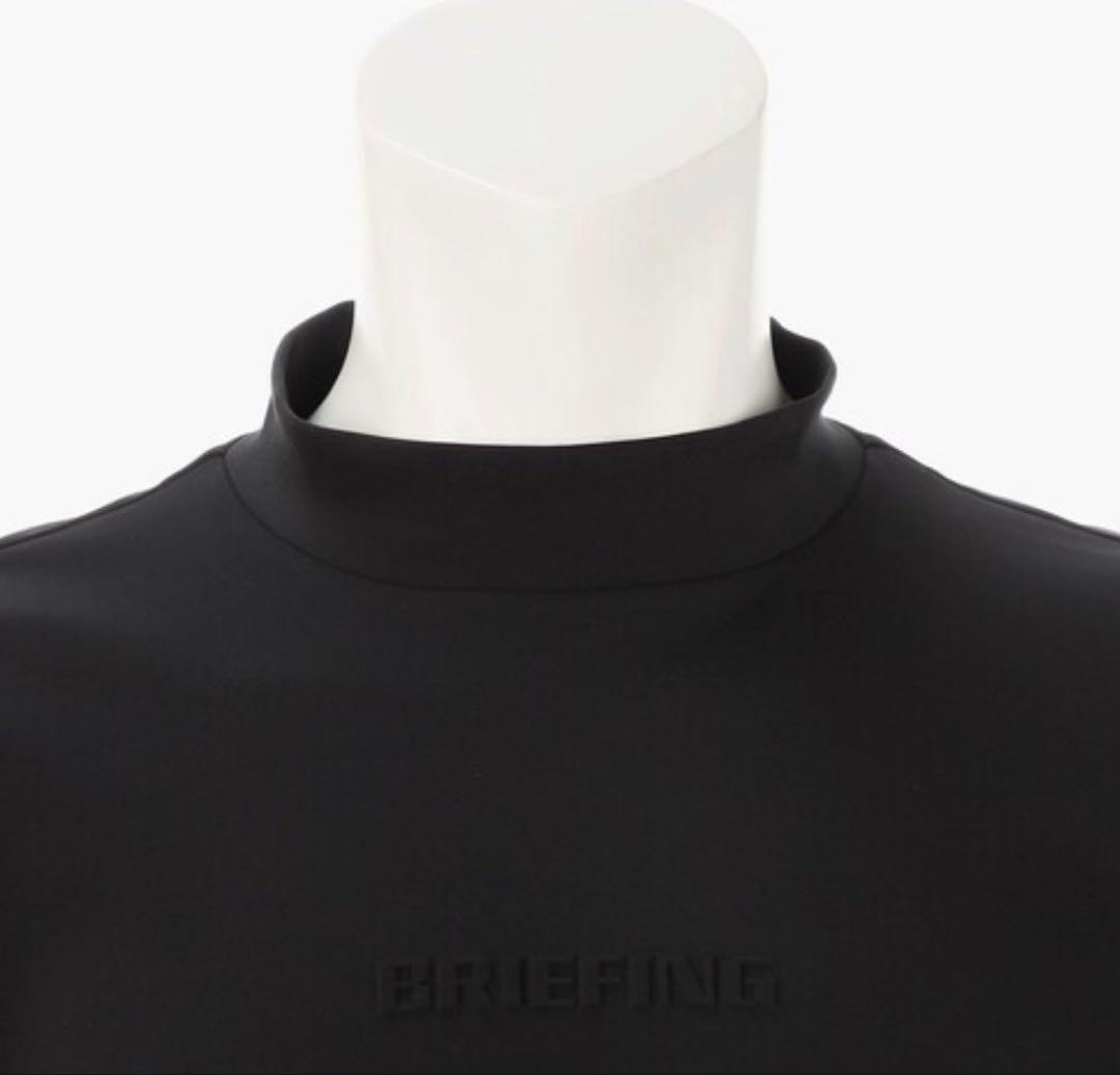 BRIEFING MEN’S MINI 3D LOGO LS HIGHNECK