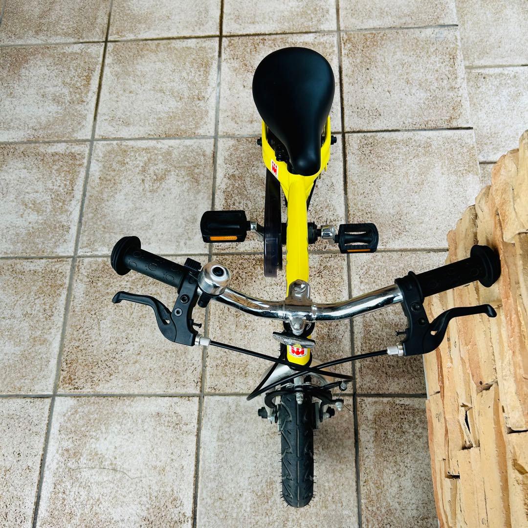 へんしんバイク 黄色　キックバイク ペダル自転車 Hensihn Bike