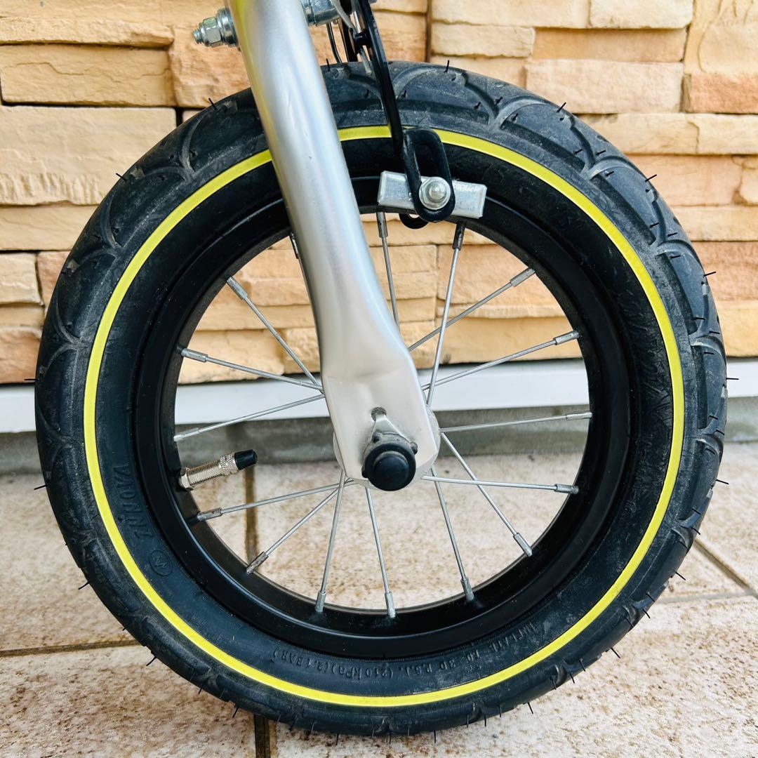 へんしんバイク 黄色　キックバイク ペダル自転車 Hensihn Bike
