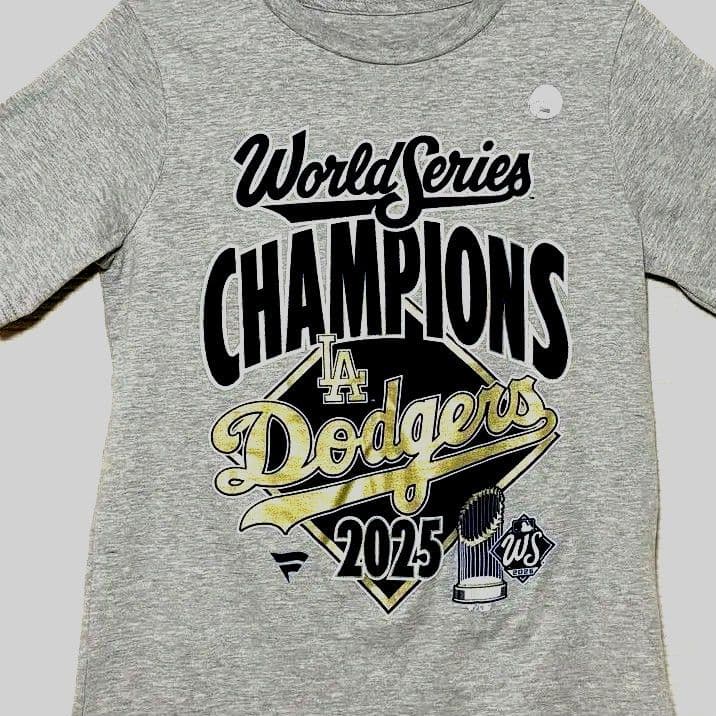 大谷翔平／ロサンゼルス・ドジャース／ワールドシリーズ優勝／セレモニーTシャツ М