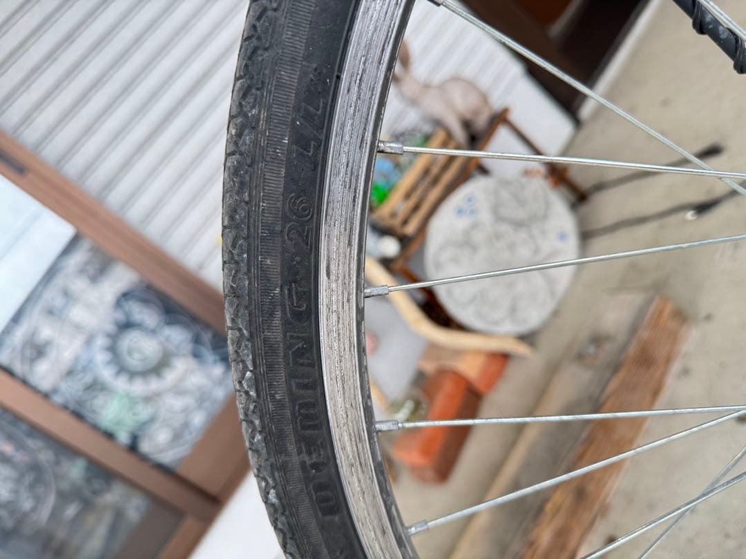 【最終値下げ】チャイルドシート付き自転車　26インチ