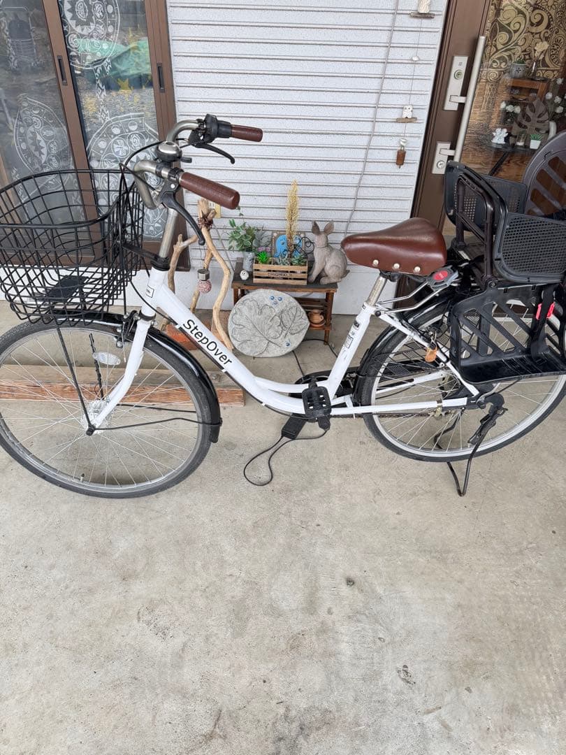 【最終値下げ】チャイルドシート付き自転車　26インチ