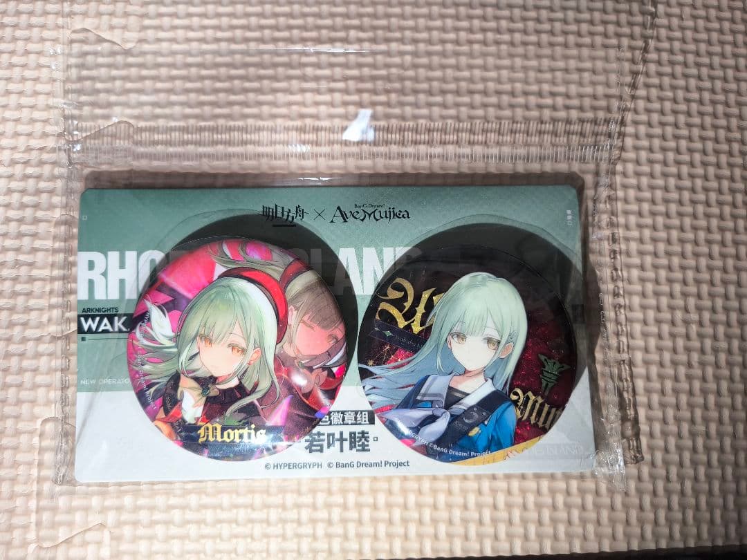 アークナイツ Ave Mujica 若葉睦 モーティス　缶バッジセット５点