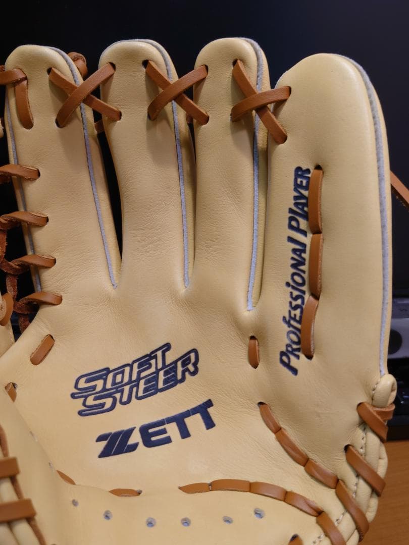 ZETT 一般用 軟式グローブ 右利き用　パステルブラウン　ほぼ新品