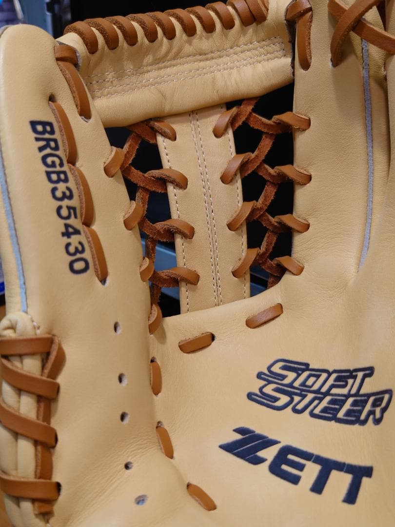 ZETT 一般用 軟式グローブ 右利き用　パステルブラウン　ほぼ新品