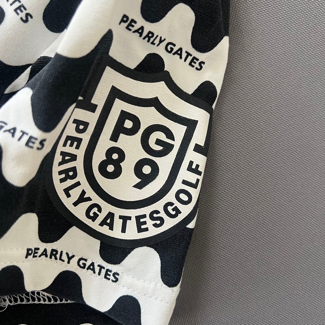 PEARLY GATES パーリーゲイツ　　ボーダー　レディース　モックネック