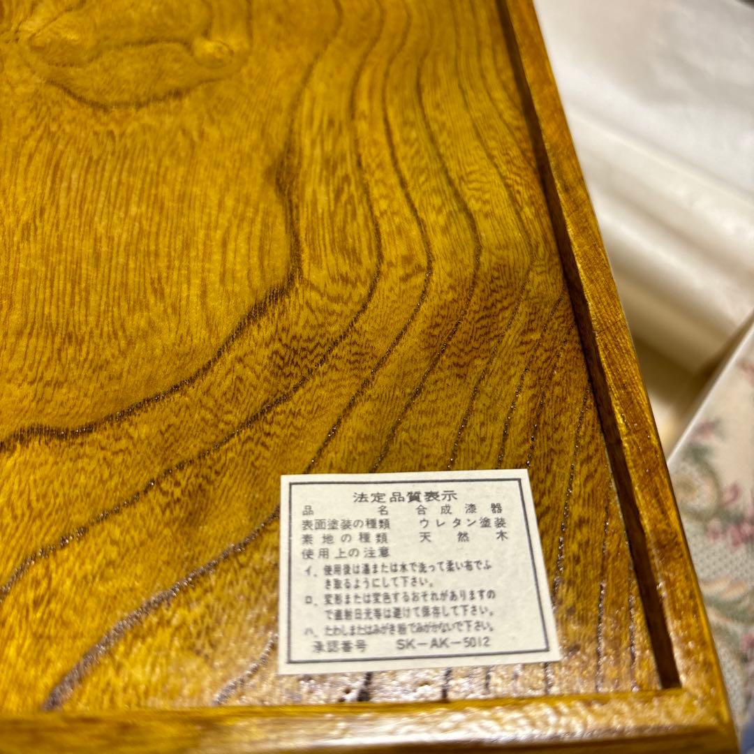 新品未使用 木製 小物入れ 書類入れ木箱 収納箱 道具箱 レトロ 美しい木目
