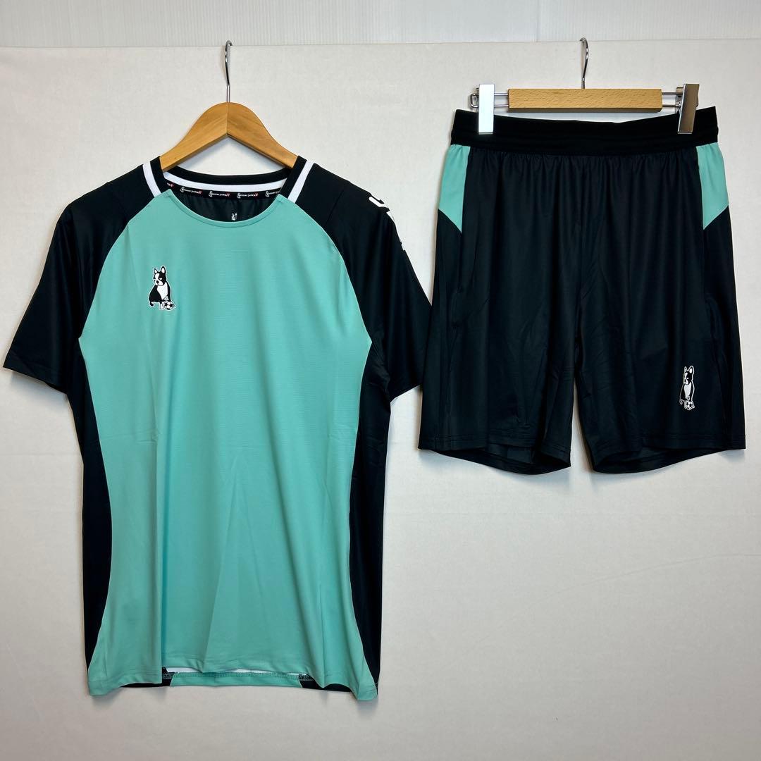 Sサイズ サッカージャンキー プラシャツプラパン グリーン