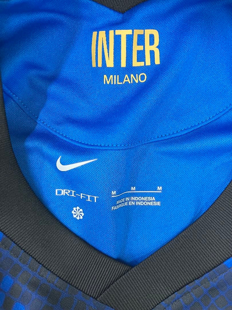 21-22 インテル　バストーニ　NIKEオフィシャル　フルパッチユニフォーム