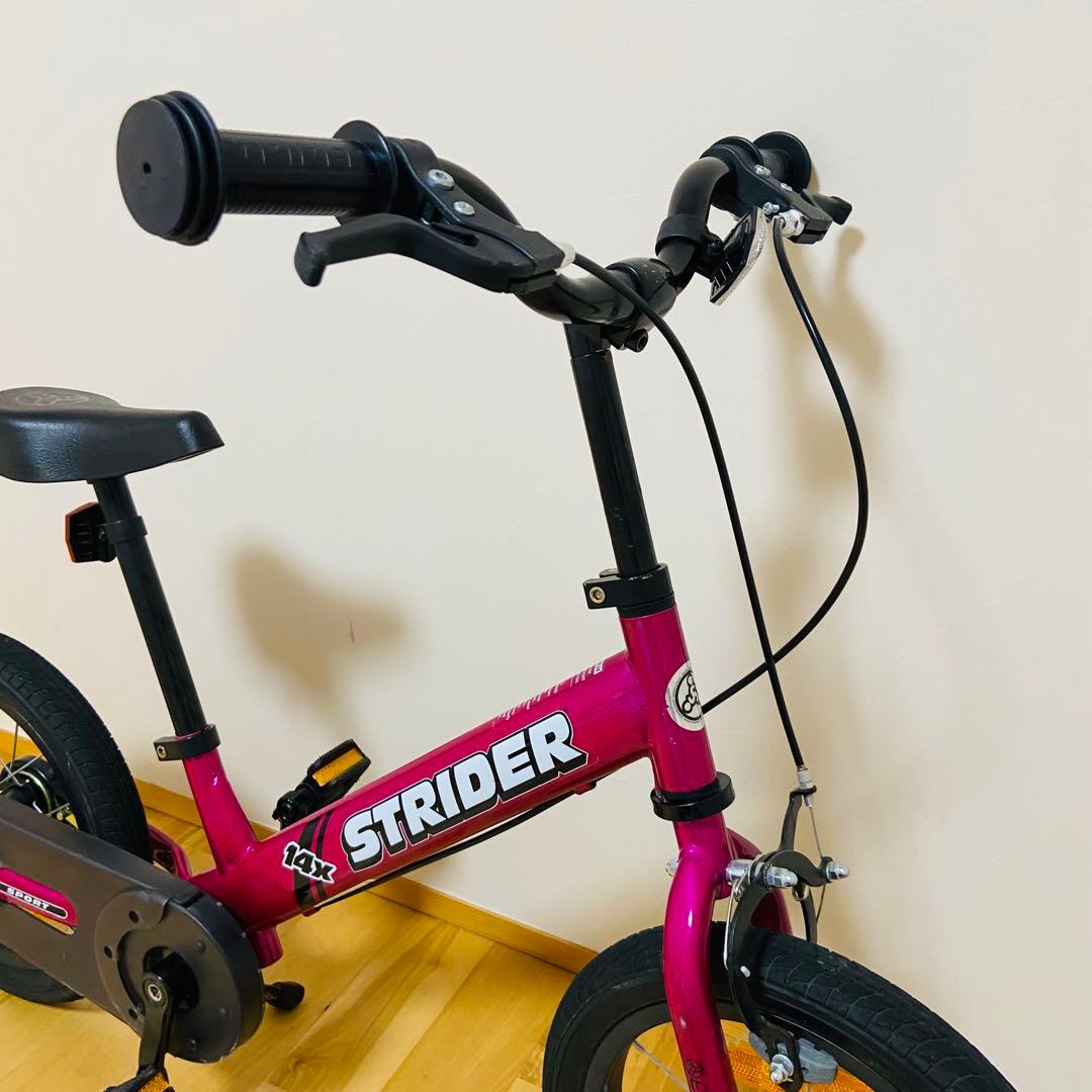 STRIDER 14x ストライダー キッズバイク　フューシャピンク　ペダル