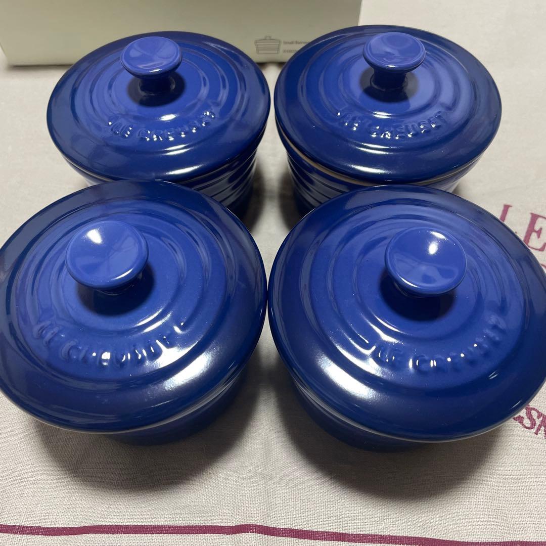 《新品》LE CREUSET 蓋付き ラムカン 4個セット