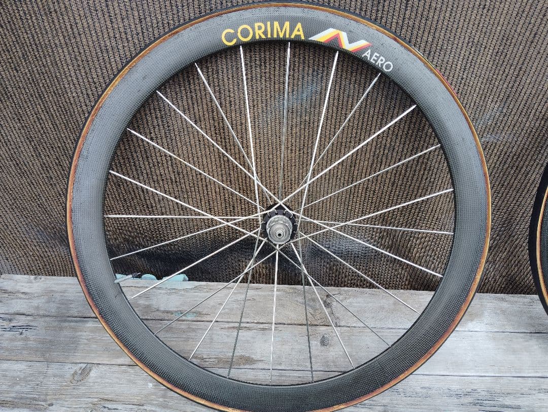 【9月5日値下げ済】CORIMA AERO カーボンホイールセット